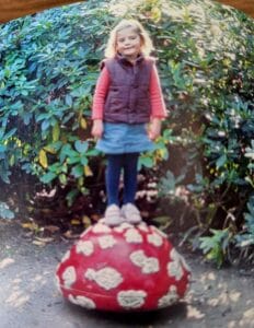 Paddenstoel in bos bij leukplekje